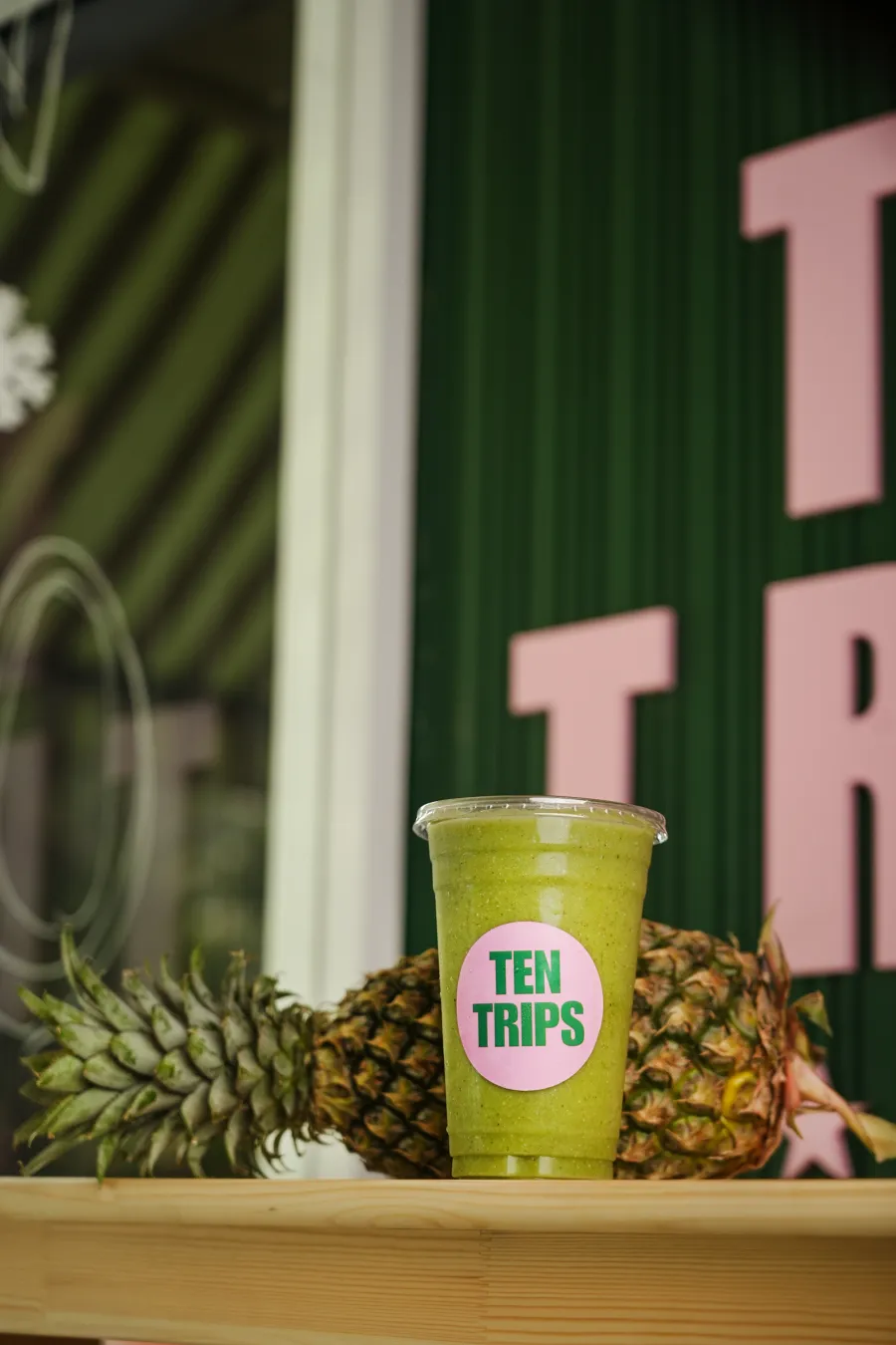 Grass Is Greener detox smoothie at Ten Trips Cafe Kandivali East Mumbai