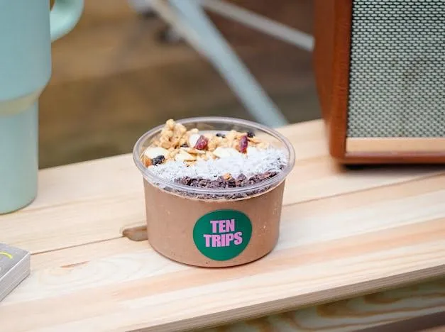 Isopurely Yours protein smoothie bowl at Ten Trips Cafe Kandivali East Mumbai