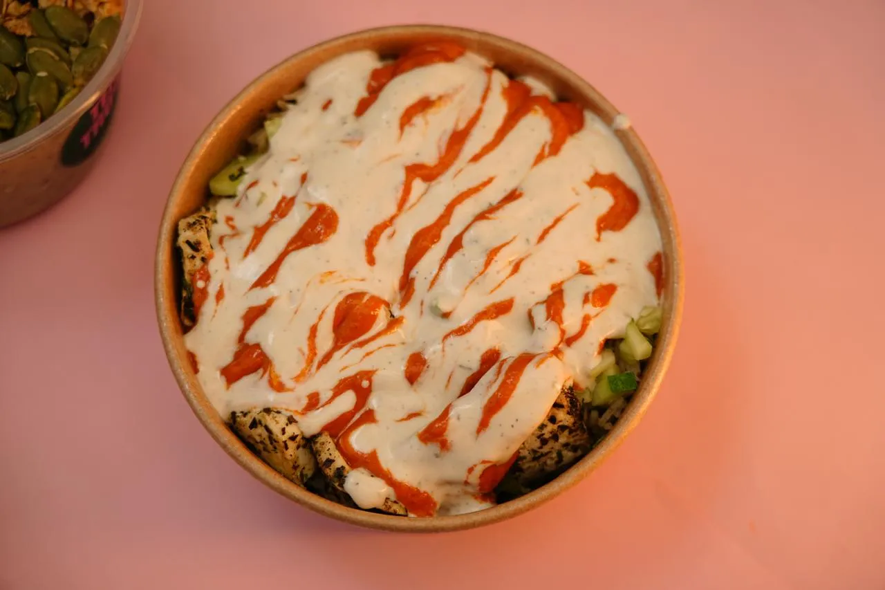 New York Cart Style paneer rice bowl at Ten Trips Cafe Kandivali East Mumbai
