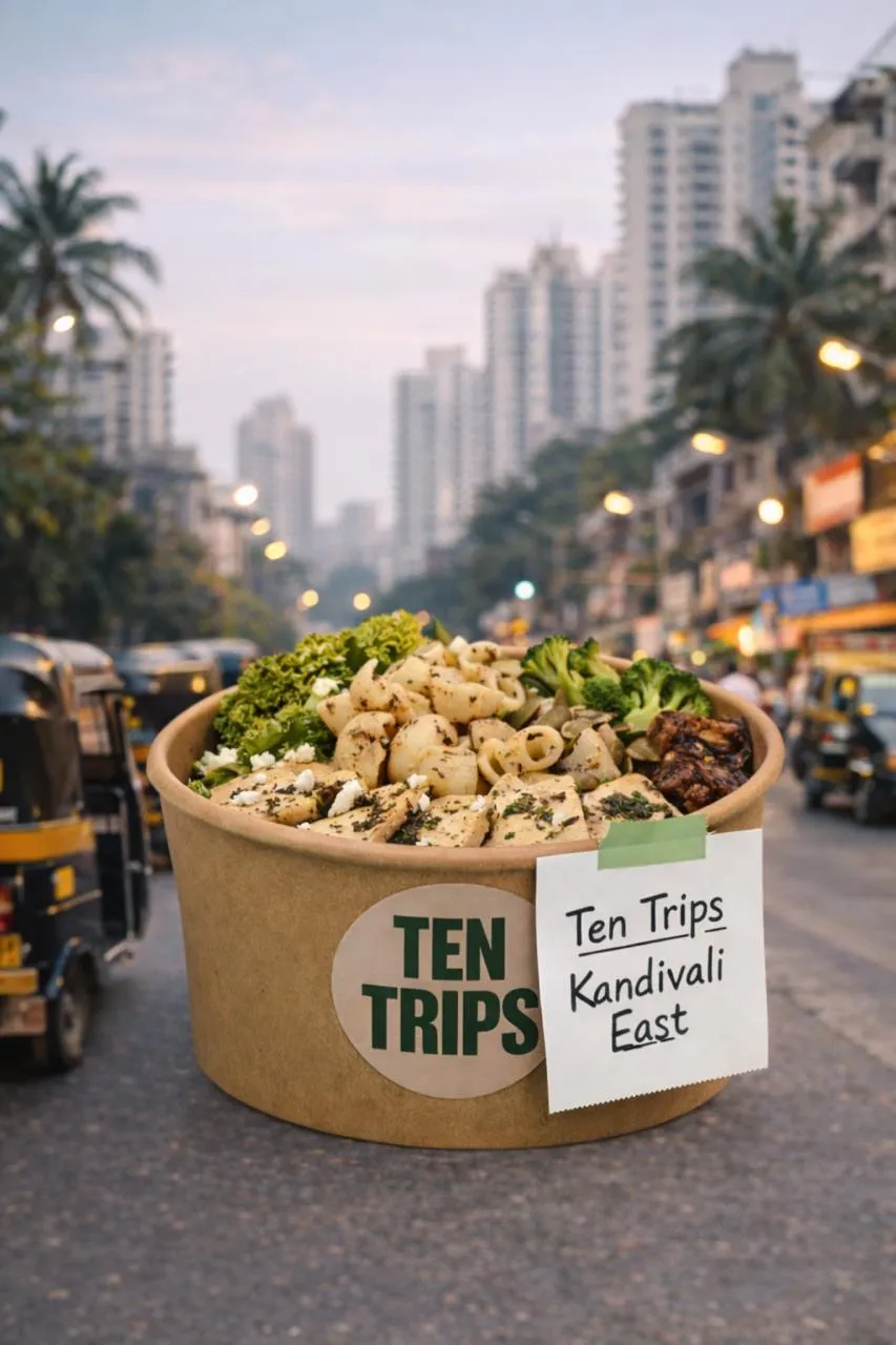Ten Trips Cafe Kandivali East Mumbai food bowl