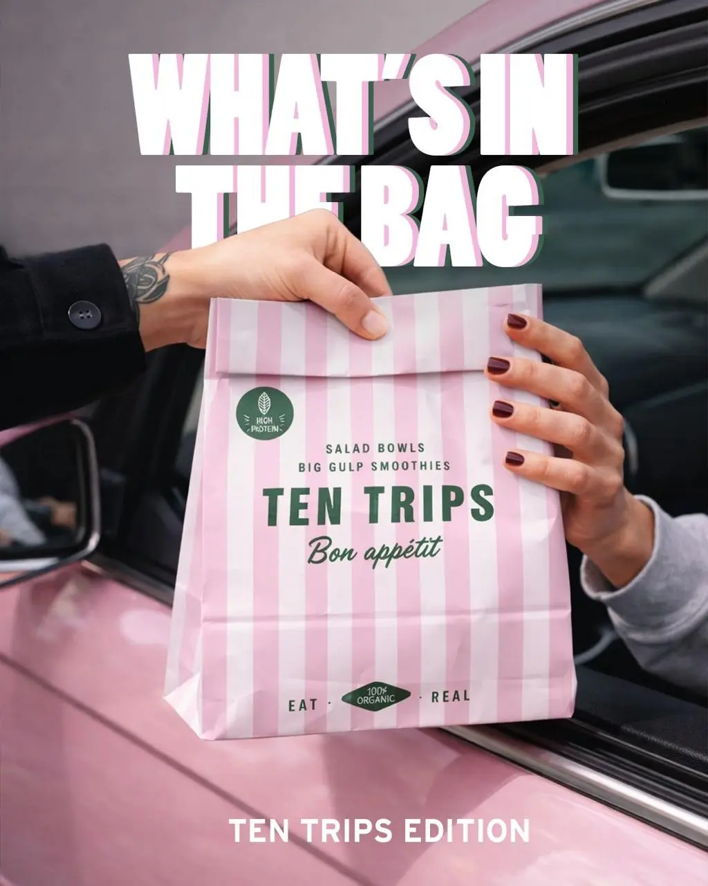 What's in the bag — Ten Trips Cafe stories from the road